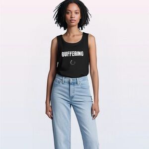 Funny BUFFERING tank